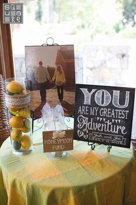 Honeymoon Fund Idea