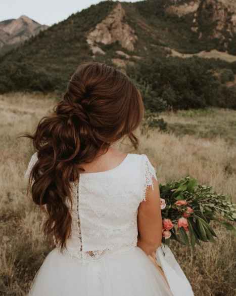 Princess or Mermaid bride? - Hairstyle