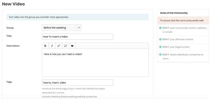 How To Post a Video in the Community