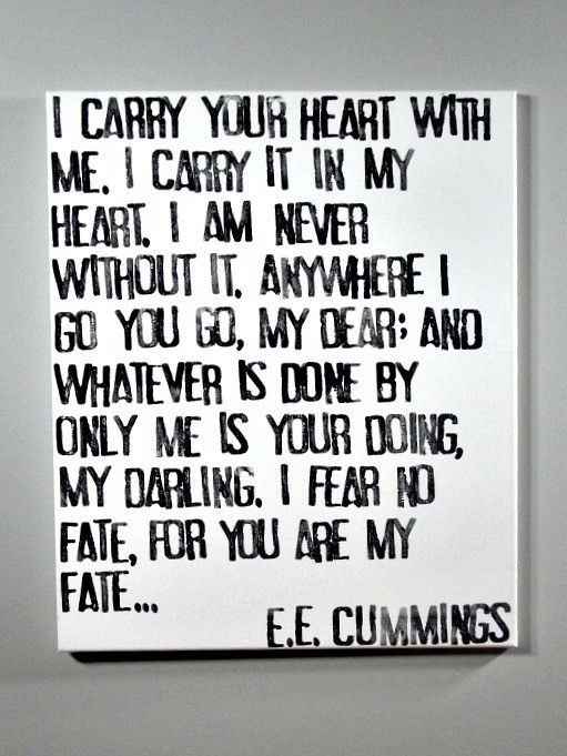 I carry your heart