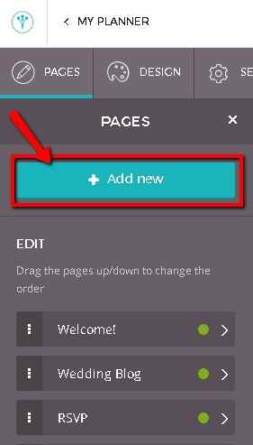 Add New Page