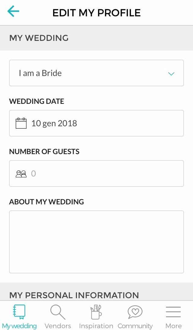 "About me" section