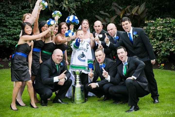 Hockey themed wedding inspiration