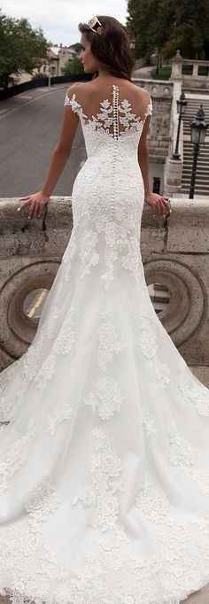Viero Bridal  CARINA  Illusion Bodice Sensual Mermaid Wedding Dress  HK   DBR Weddings