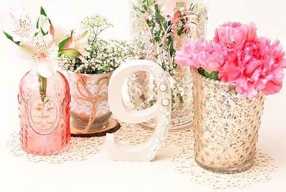 Cute lace and flowers