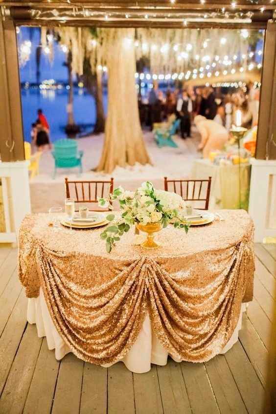 How will you decorate your head table?