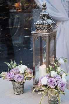 Purple and silver