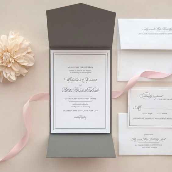 B. Classic invitation