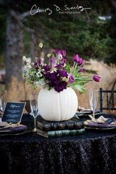 Halloween Wedding Centerpieces