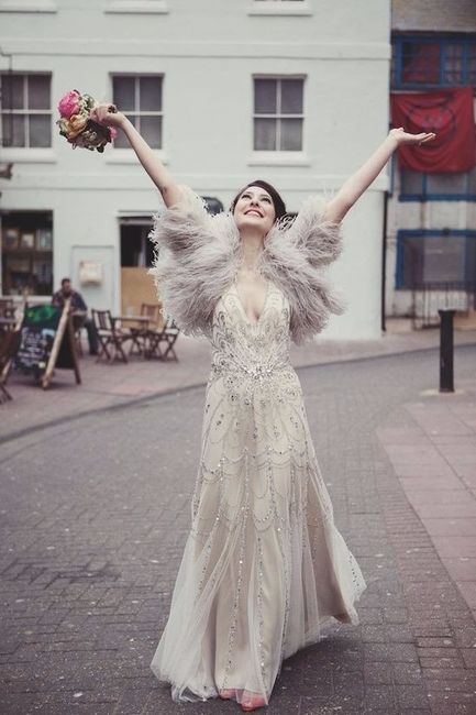 Art Deco Bridal CoverUp