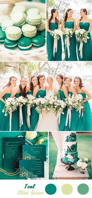 Who is getting married in teal?