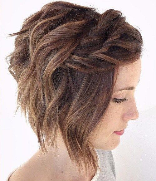 Short Bridal Hair Waves