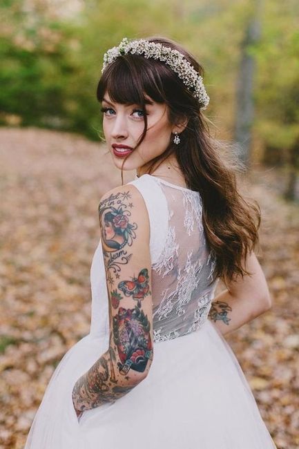 Sleeve Tattoo Bride