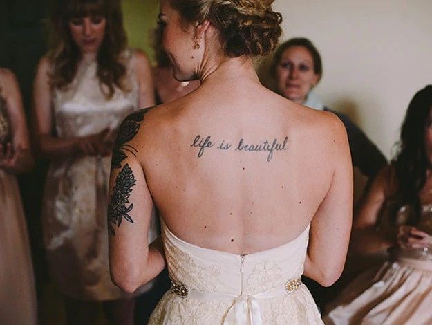 Life is beautiful Tattoo