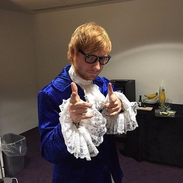 Ed Sheeran as Austin Powers