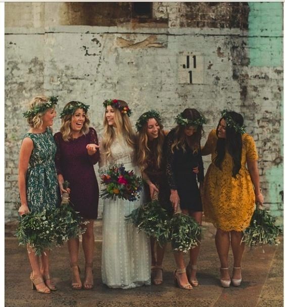 Are your bridesmaids choosing their own dresses?