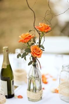 Orange Centerpieces