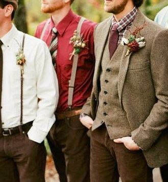 Groomsmen Burgundy Wine