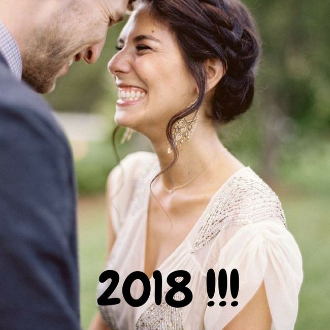 Who is getting married in 2018?