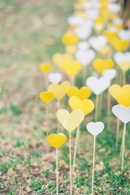 Yellow Hearts Aisle