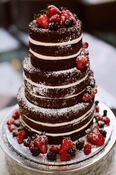 Chocolate Wedding Cake