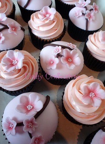 Cherry Blossom Cupcakes