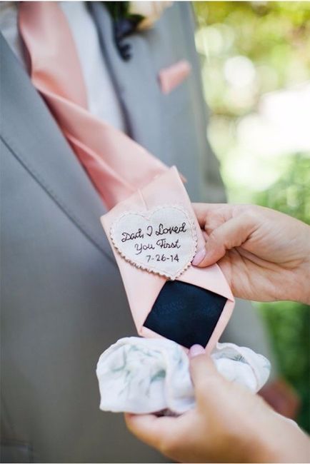 A gift for your dad on your wedding day