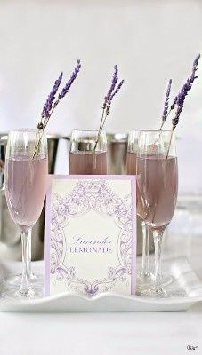 Lavender Drinks