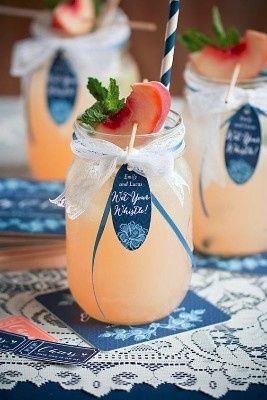 Mason Jar with Pear