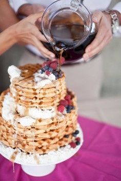 Waffles Wedding Cake