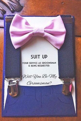 Suit Up Groomsmen Invitation