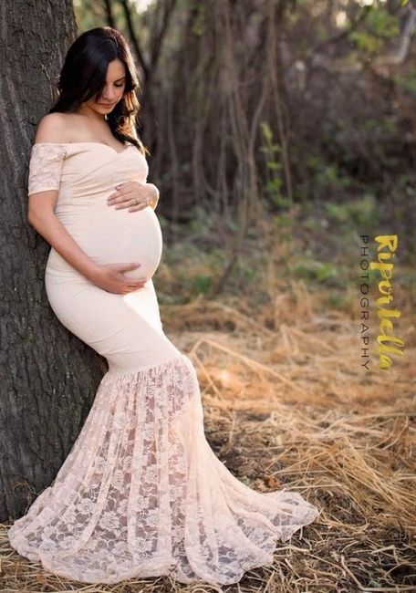 Trumpet Maternity Dress