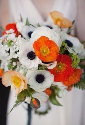 Modern Poppy Bouquet