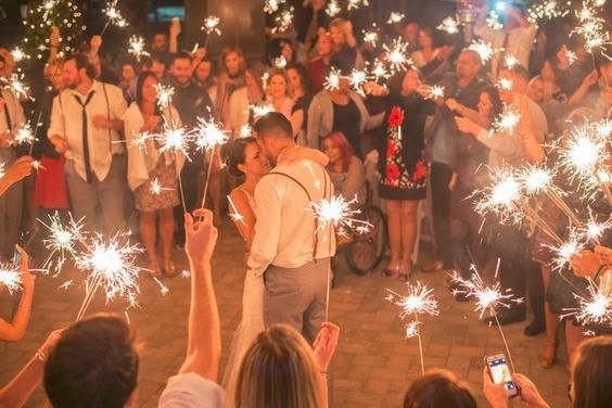 Sparklers First Dance