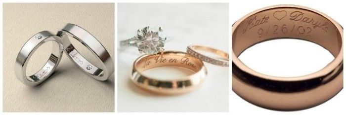 Romantic wedding band