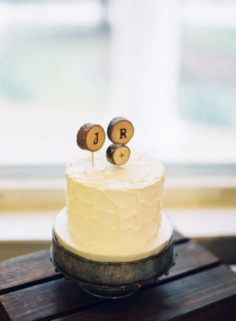 Initials Cake Topper