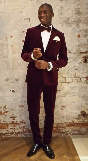 Burgundy Groom