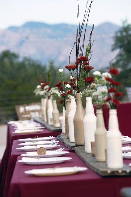 Burgundy Table