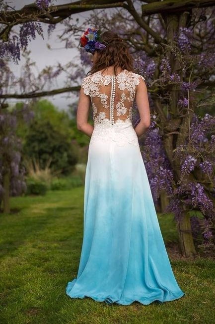 Blue Wedding Dress