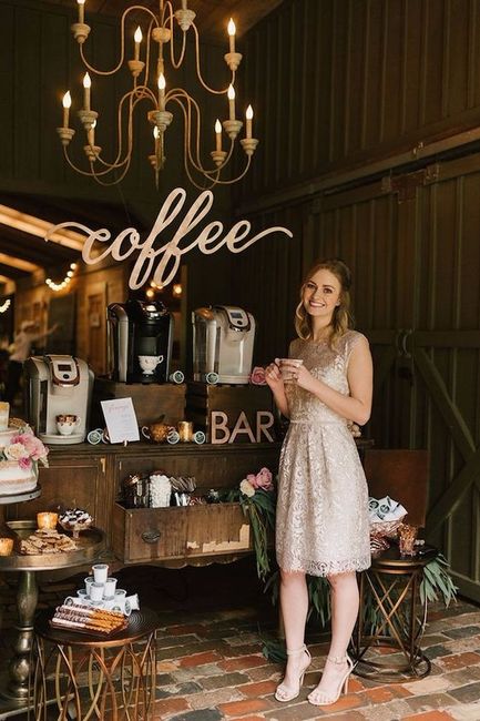 5 ways to rock a super delish reception coffee bar