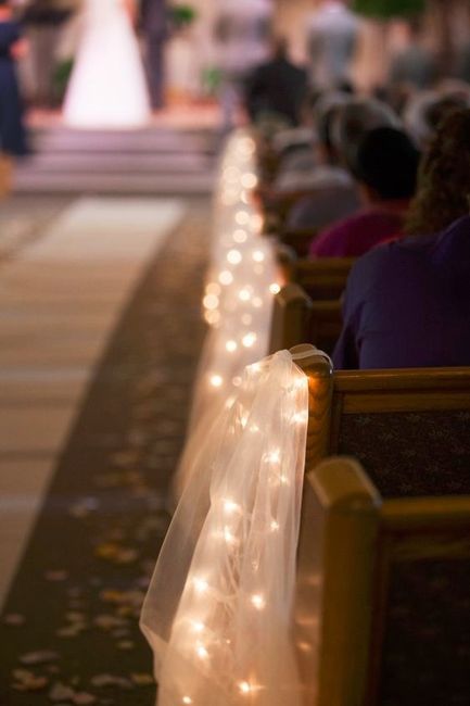 Lights Church Aisle