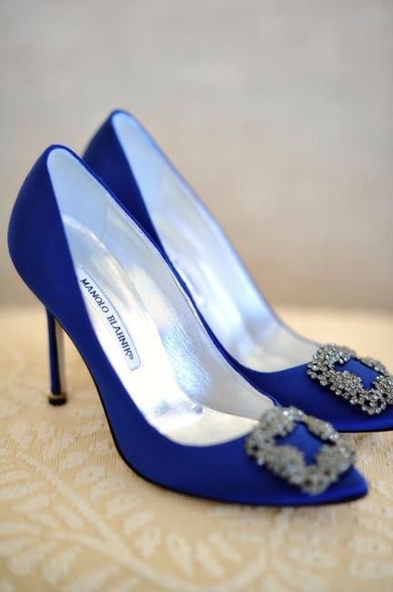 Blue Wedding Shoes