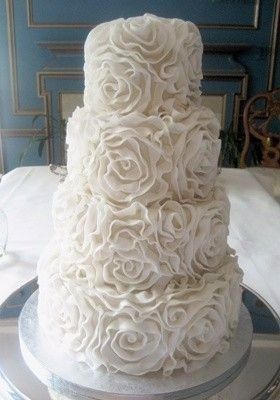 Rosette Wedding Cake