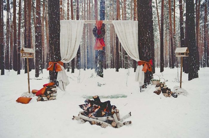 5 Magical Winter Ceremony Decors