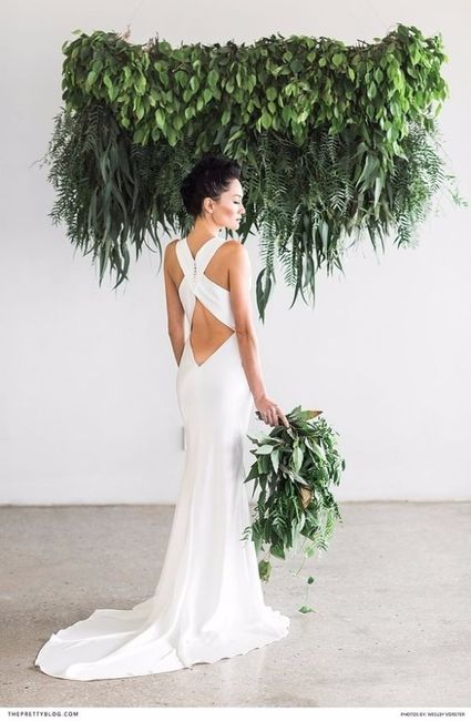 Criss Cross Wedding Dress