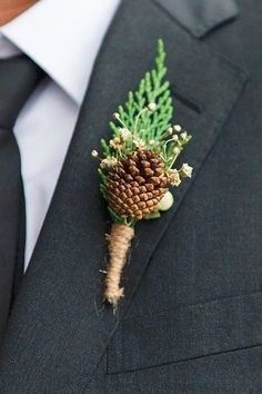 Winter Boutonniere