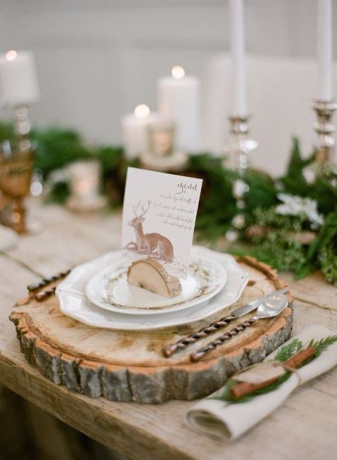 Winter Wedding Centerpieces