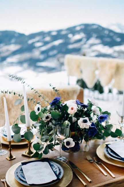 Winter Wedding Centerpieces