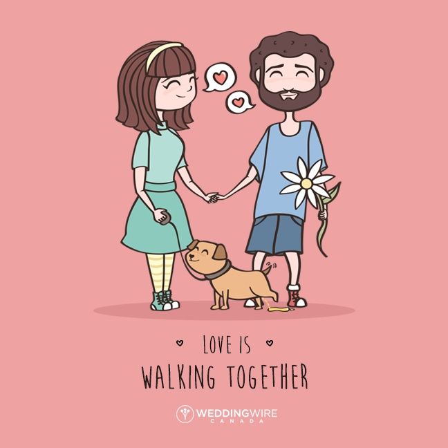 Love is walking together