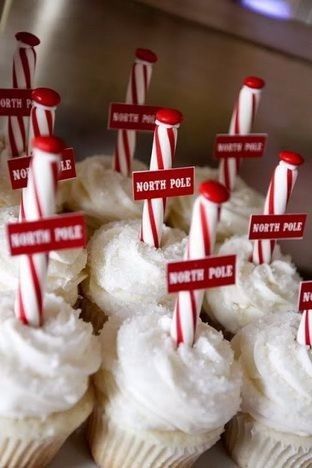 Candy Cane Cupcakes